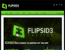 Tablet Screenshot of flipsidetactics.com